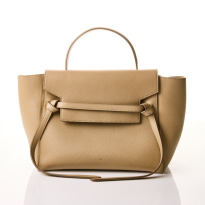 C&eacute;line, Taupe Grained Calfskin Mini Belt Bag