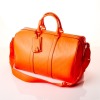 Gucci, Bright Orange GG Rubber Effect Medium Duffle Bag - As new - 2