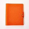 Herm&egrave;s Orange Togo Leather PM Ulysse Notebook