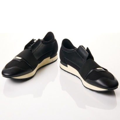 Balenciaga, Race Runner Black Sneakers, Size 45 - Near new