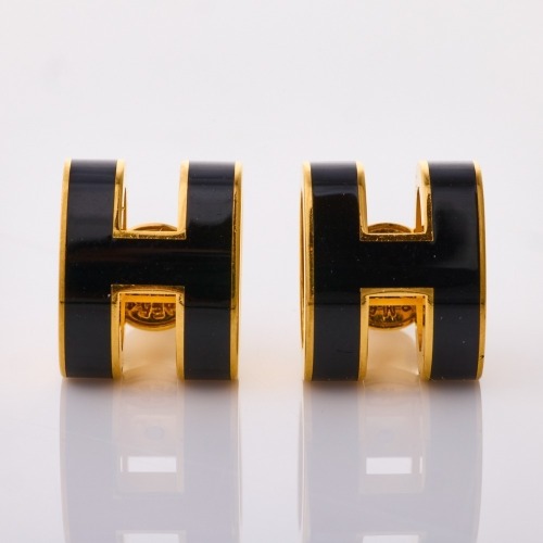 Herm&egrave;s, Gold Plated, Mini Pop H Earrings with Box