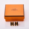 Herm&egrave;s, Gold Plated, Mini Pop H Earrings with Box - 2