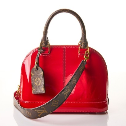 Louis Vuitton, Red Miroir, Vernis Alma BB Bag