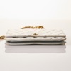 Chanel, Silver Lambskin 2.55 Reissue Wallet on Chain - 2
