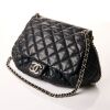 Chanel, Black Washed Lambskin Chain Around Large Bag, with Box - 2