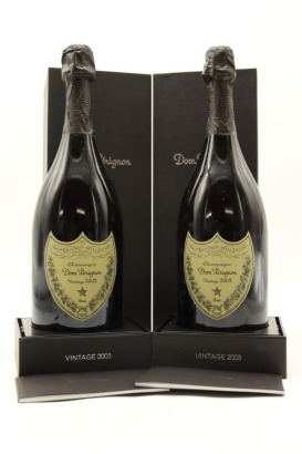 (2) 2003 Dom Perignon Brut, Champagne [JR18] (GB)