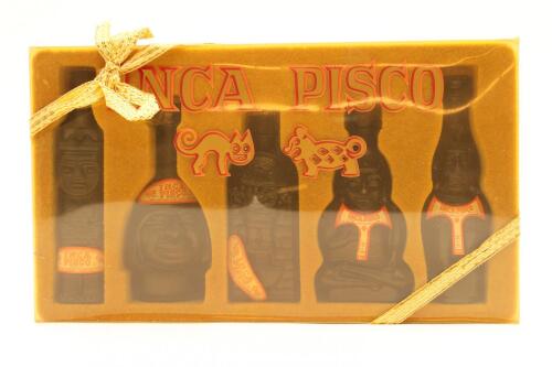 (1) Inca Pisco Miniatures in Sculptural Bottles (GB), 1970s