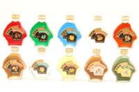 (1) Collection of 10 x 75ml Vok Miniature Liquers, Circa 1980s, Sold as One Lot