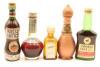 (1) Collection of 5 Assorted Miniature Liquers, Circa 1980s, Sold as One Lot