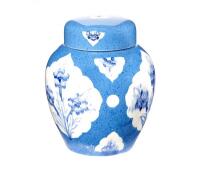 William Moorcroft, Blue Cornflower Ginger Jar, C.1918
