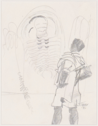 GARTH TAPPER untitled (Figure with Crustacean)