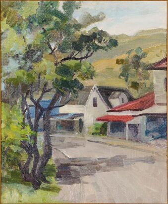 ANNA ROBINSON untitled (Road and Buildings)