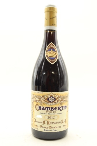 (1) 2012 Domaine Armand Rousseau Pere et Fils Chambertin Grand Cru, Cote de Nuits