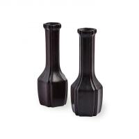 A Pair of Chinese Rosewood Vase