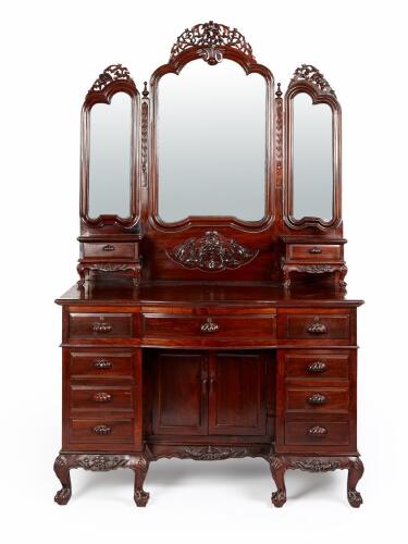 A Chinese Shanghai Export Dressing Table