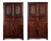 A Pair of Chinese Qing Dynasty Rosewood Matching Cabinets