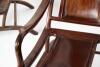 A Pair of Chinese Blackwood Reclining Chairs (one arm repaired) - 3