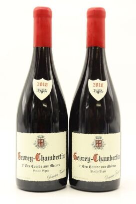 (2) 2018 Domaine Fourrier La Combe Aux Moines Vieilles Vignes, Gevrey-Chambertin Premier Cru