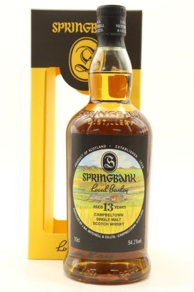 (1) Springbank Local Barley 13 Year 2023 Release Single Malt Scotch Whisky, 54.1% ABV (GB)
