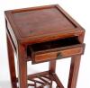 A Chinese Wooden Square Side Table - 2