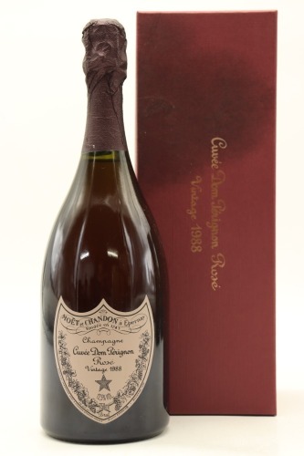 (1) 1988 Dom Perignon Rose, Champagne