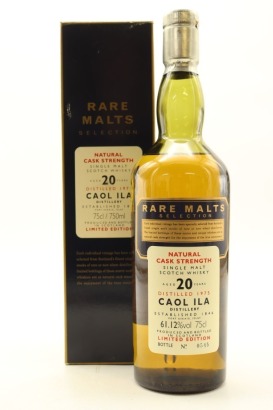 (1) Caol Ila 1975 Rare Malts Selection 20 Year Old Single Malt Scotch Whisky, 61.12% ABV, 750ml (GB) (MS)