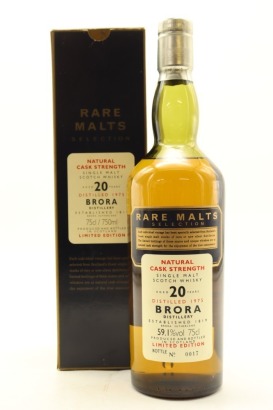 (1) Brora 1975 Rare Malts Selection 20 Year Old Single Malt Scotch Whisky, 59.1% ABV, 750ml