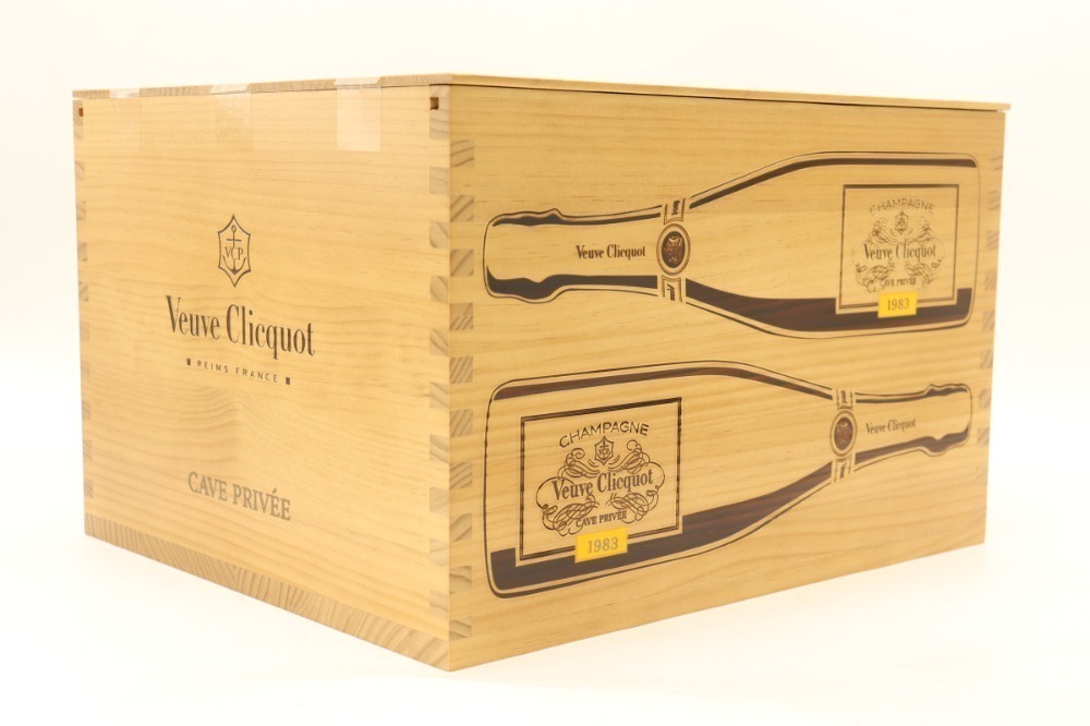 6) 1983 Veuve Clicquot Ponsardin Cave Privee Collection Brut