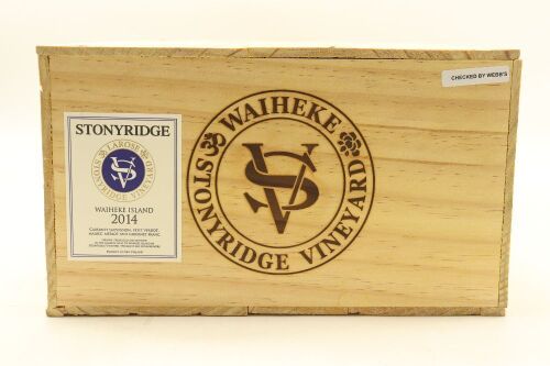 (12) 2014 Stonyridge Vineyard Larose, Waiheke Island (OWC)
