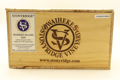 (12) 2009 Stonyridge Vineyard Larose, Waiheke Island (OWC)