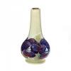 William Moorcroft, Miniature Celadon Pansy Baluster Vase, C.1916