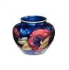 William Moorcroft, Small Pansy Bulbous Vase, C.1925