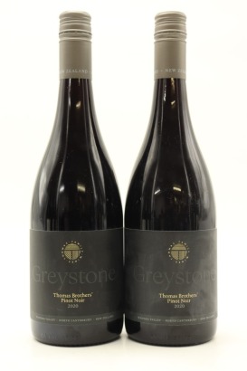 (2) 2020 Greystone Wines 'Thomas Brothers' Pinot Noir, Waipara
