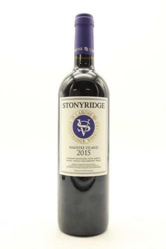 (1) 2015 Stonyridge Vineyard Larose, Waiheke Island