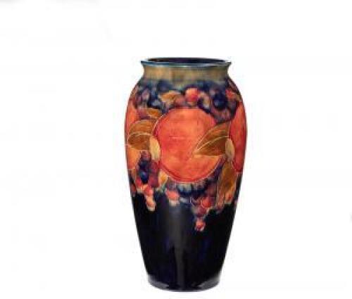 William Moorcroft Pomegranate Vase, 1920
