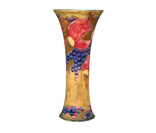 William Moorcroft Tall Pomegranate Vase, 1914