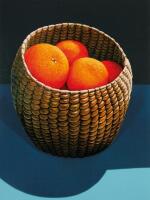 MICHAEL SMITHER Oranges in a Seagrass Basket