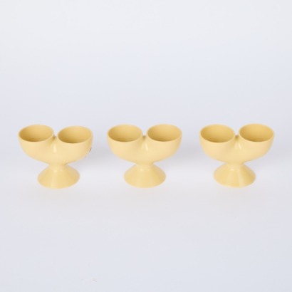A Set Three of Mid-Century Egg Cups