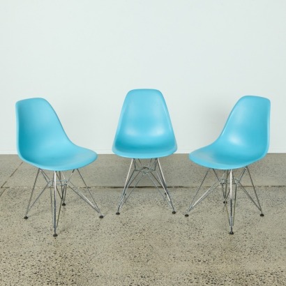 A Trio of DSR Chairs by Charles and Ray Eames for Herman Miller