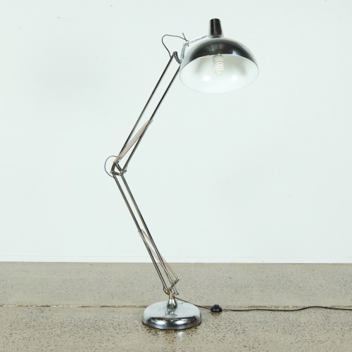 A Large Chrome Anglepoise Floor Lamp
