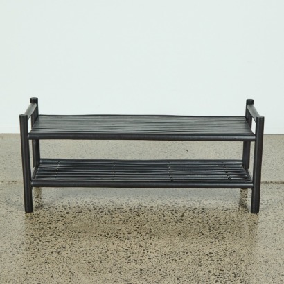 A Black Indonesian End Table