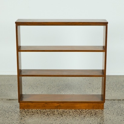 A Retro Wooden Bookshelf