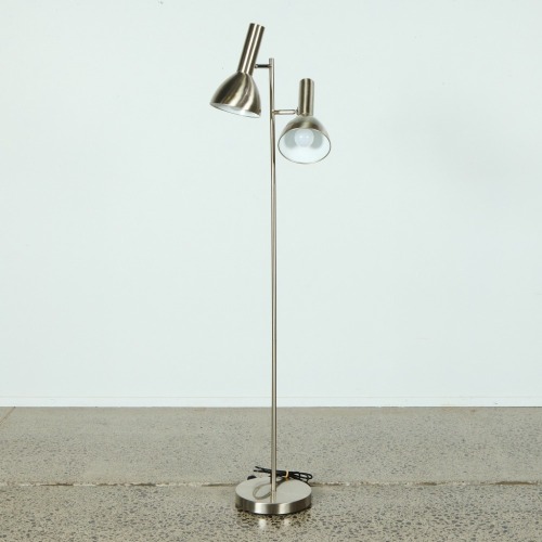 A Mid-Century Twin Light Floor Lamp