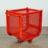 A Pierced Mesh and Tubular Steel Parcel Trolley, ex NZ Post - 2