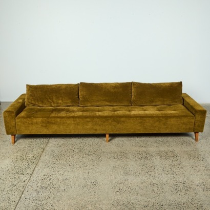 A New Zealand Custom Made Green Upholstered Sofa