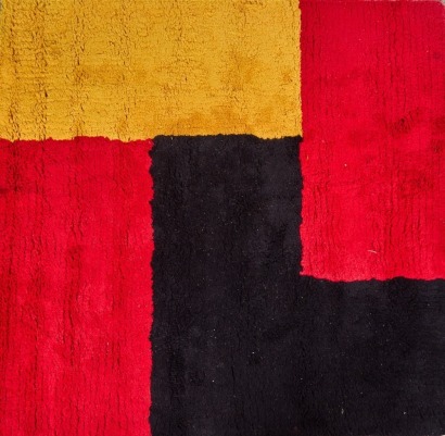 An Accordo Hand-Tufted Wool Rug by Charlotte Perriand for Cassina