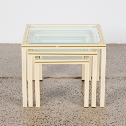 A Pair of Pierre Vandel Style Nesting Tables