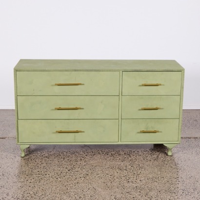 A Vintage Set of Drawers in Green