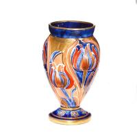 Moorcroft Macintyre, Florian Ware Miniature Tulip Vase, C. 1900-1906