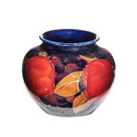 William Moorcroft Mini Pomegranate Vase, C. 1925